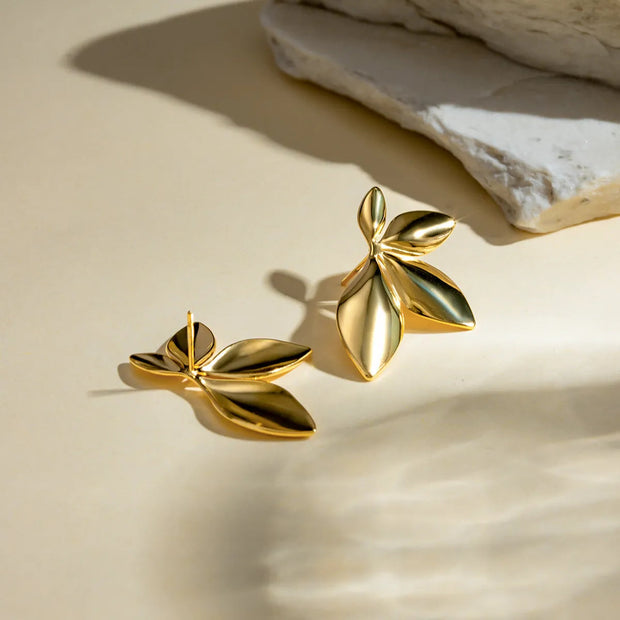 Classic Elegance: 18K Gold Plated Earrings