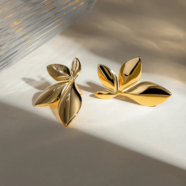 Classic Elegance: 18K Gold Plated Earrings